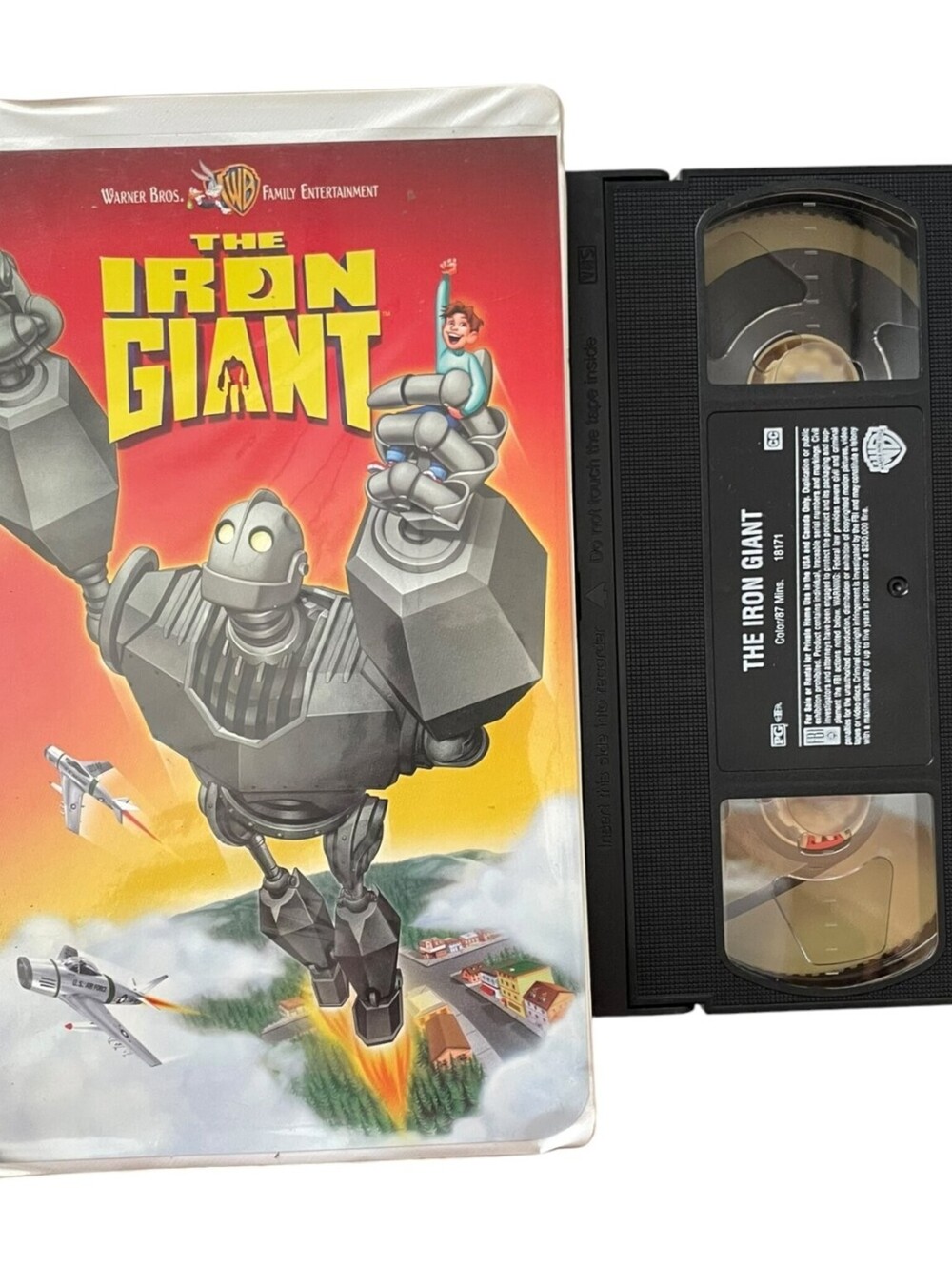 The Iron Giant VHS Tape 1999 Warner Bros. Family Entertainment Brad Bird PG